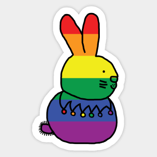 Pride Bunny Rabbit Sticker